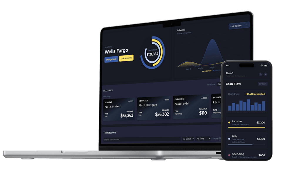 Plurafi dashboard charts